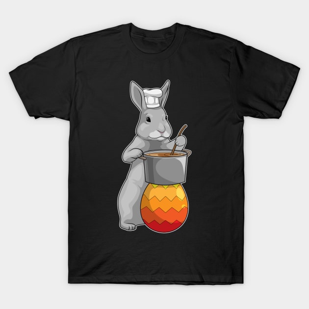 Bunny Easter Easter egg Chef T-Shirt by Markus Schnabel